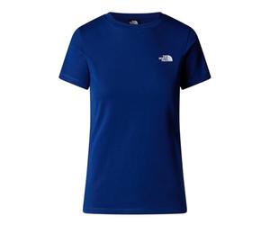 The North Face NF0A87NHD1R W S/S Simple Dome Slim tee T-Shirt Mujer Estate Blue Tamaño XS