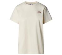 The North Face NF0A87NK95R W S/S Box NSE Relaxed tee T-Shirt Mujer White Dune/Latte Tamaño L
