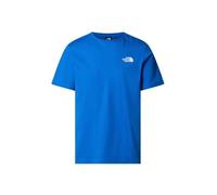 The North Face NF0A87NP16Y M S/S Box NSE tee T-Shirt Hombre Hero Blue/TNF Black Tamaño L