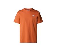 The North Face NF0A87NP6D2 M S/S Box NSE tee T-Shirt Hombre Iron Bronze-TNF Black Tamaño M