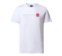 The North Face Camiseta de running Never Stop Exploring – manga corta – Hombre S blanca