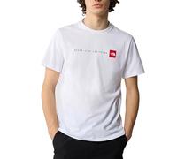 THE NORTH FACE NF0A87NSFN4 M S/S Never Stop Exploring tee T-Shirt Hombre TNF White Tamaño XL