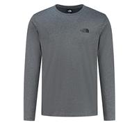 The North Face NF0A87QNDYY1 L/S Simple Dome tee T-Shirt Hombre TNF Medium Grey Heather Tamaño XL