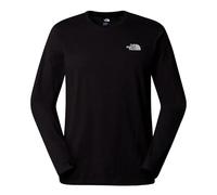 THE NORTH FACE NF0A87QNJK3 M L/S Simple Dome tee T-Shirt Hombre TNF Black Tamaño XS