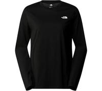 THE NORTH FACE NF0A87QPJK3 W L/S Simple Dome tee T-Shirt Mujer TNF Black Tamaño XL