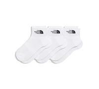 The North Face NF0A882GFN4 MULTI SPORT CUSH QUARTER SOCK 3P Socks Hombre TNF WHITE Tamaño XS