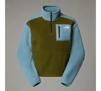 The North Face NF0A884359P W YUMIORI 1/4 Zip Sweatshirt Mujer Forest Olive-Shallow Bl Tamaño M
