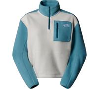 THE NORTH FACE NF0A88438TI1 W YUMIORI 1/4 Zip Sweatshirt Mujer White/Blue Tamaño XL