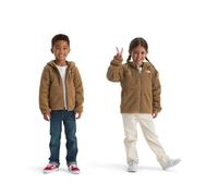 The North Face NF0A88VR1731 Kid CAMPSHIRE F/Z Hoodie Sweatshirt Unisex Utility Brown Tamaño 2