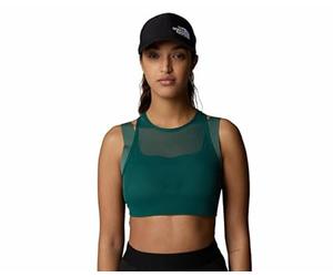 THE NORTH FACE NF0A891K6GI W REFINA Double-Layer Bra Sports Bra Mujer Deep Nori Tamaño XS