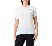 The North Face NF0A894RQLI1 Linear Side Foundation SS tee T-Shirt Mujer White Dune Tamaño S