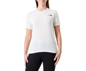 The North Face NF0A894RQLI1 Linear Side Foundation SS tee T-Shirt Mujer White Dune Tamaño S