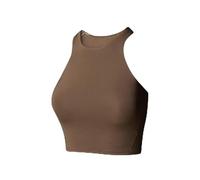 THE NORTH FACE NF0A896A1OI W REFINA Longline Bra Sports Bra Mujer Smokey Brown Tamaño L
