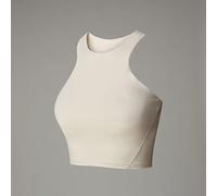 The North Face NF0A896AQLI W REFINA Longline Bra Sports Bra Mujer White Dune Tamaño S