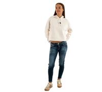 The North Face NF0A89EXQLI1 W Essential Crop Hoodie Sweatshirt Mujer White Tamaño XS