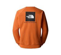 THE NORTH FACE NF0A89FA6D2 M Raglan Box NSE Crew Sweatshirt Hombre Iron Bronze-TNF Black Tamaño S