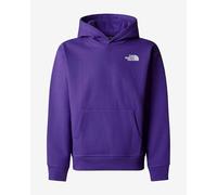 The North Face NF0A89HDNL41 Girl’s Vertical Graphic Oversized Hoodie Sweatshirt Unisex Peak Purple Tamaño L