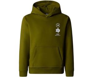 The North Face NF0A89HEPIB1 Girl’s Flower Graphic Relaxed Hoodie Sweatshirt Unisex Forest Olive Tamaño M