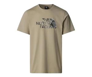 The North Face NF0A8A3W9IT1 M S/S Easy tee Graphic INFILL Sweatshirt Hombre Clay Grey/TNF Black 3D Tamaño XL