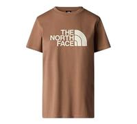 The North Face NF0A8A6GAIA W S/S Relaxed Easy tee T-Shirt Mujer Latte/White Dune Tamaño M