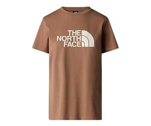 The North Face NF0A8A6GAIA W S/S Relaxed Easy tee T-Shirt Mujer Latte/White Dune Tamaño M