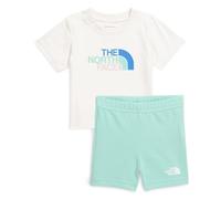 The North Face NF0A8BA356R Baby Cotton Summer Set Tracksuit Unisex White Dune-Bright Foam Tamaño 6M