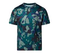THE NORTH FACE Camiseta funcional azul oscuro / antracita / esmeralda / verde pastel, Talla M