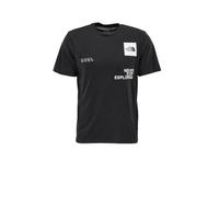 The North Face NF0A8BQXJK3 M Mountain Foundation Coordinates tee T-Shirt Hombre TNF Black Tamaño S
