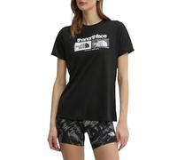 THE NORTH FACE NF0A8BRZJK3 W Foundation tee Graphic 1 T-Shirt Mujer TNF Black Tamaño M