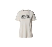 The North Face NF0A8BRZQLI W Foundation tee Graphic 1 T-Shirt Mujer White Dune Tamaño S