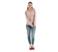 THE NORTH FACE NF0A8C1DARF W Drew Peak Light Hoodie Sweatshirt Mujer Metal Pink/White Dune Tamaño S
