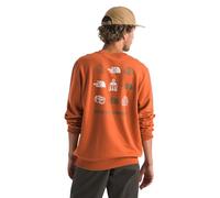 THE NORTH FACE NF0A8C216IG M Outdoor Graphic Crew Sweatshirt Hombre Iron Bronze Tamaño XL