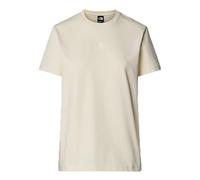 THE NORTH FACE NF0A8C38QLI W SS Logo RMST Relaxed tee T-Shirt Mujer White Dune Tamaño S