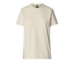 THE NORTH FACE NF0A8C38QLI W SS Logo RMST Relaxed tee T-Shirt Mujer White Dune Tamaño S