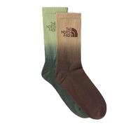 THE NORTH FACE NF0A8CMSBO2 EVERYDAY CREW SOCK DIP DYE - 2P Socks Hombre Khaki Stone/Smokey Brow Tamaño M