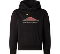 The North Face - Para menores de 6 años - B Mountain Night Relaxed Hoodie TNF Black - Talla Infantil S - Negro Negro S
