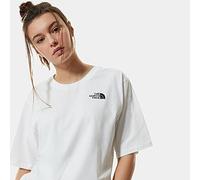 THE NORTH FACE Relajado Simple Camiseta, Blanco, Small para Mujer