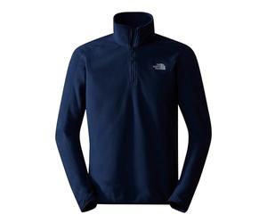The North Face - Resolve Pullover de Forro Polar para Hombre con Cremallera de Media Longitud - Summit Navy, L