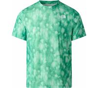The North Face - Ropa de senderismo - M 24/7 Short Sleeve T-Shirt Reg Print Dimmed Algae Diffused - Talla L - Verde Verde L