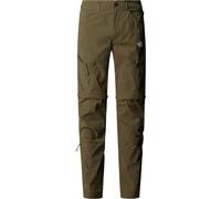 The North Face - Ropa de senderismo - M Exploration Reg Tapered Convertible Pant New Taupe Green - Talla 42 - Verde Verde 42