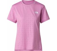 The North Face - Ropa de senderismo mujer - W Flex Geo Embossed Short Sleeve Reg Tee Hushed Lavender para Mujer - Talla XS - Púrpura Púrpura XS