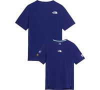 The North Face - Ropa para trail running - M Summit High Trail SS Graphic Bold Blue - Talla M - Azul Azul M