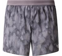 The North Face - Ropa para trail running - M Sunriser Short 5" Print Transcendent Grey - Talla L - Gris Gris L