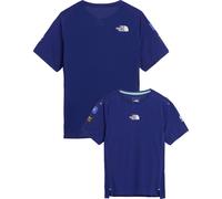 The North Face - Ropa trail running mujer - W Summit High Trail SS Graphic Bold Blue para Mujer - Talla L - Azul Azul L