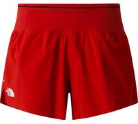 The North Face - Ropa trail running mujer - W Summit Pacesetter 3In Short Iron Clay para Mujer - Talla S - Rojo Rojo S