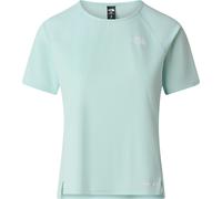 The North Face - Ropa trail running mujer - W Sunriser SS Opal Frost para Mujer - Talla M - Azul Azul M