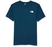 The North Face S/S Redbox Camiseta para Hombre Midnight Petrol/TNF Red XXL