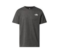 THE NORTH FACE Camiseta 'REDBOX' gris moteado / rojo / blanco, Talla S