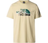 Camiseta de hombre The North Face M S/S Mountain Line Tee Talla: L / Color: beige/verde