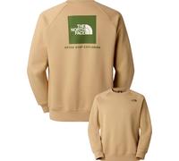 The North Face - Sudaderas - M Raglan Box Nse Regular Crew Khaki Stone - Talla M - Beige Beige M